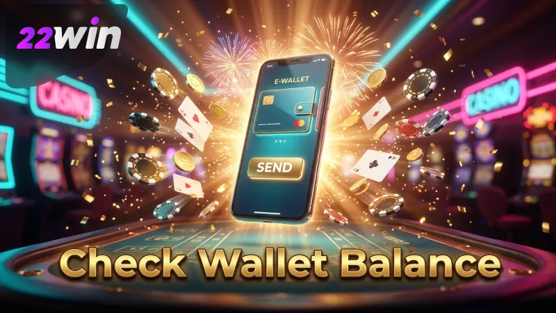 Always check your e-wallet balance and limits before making a 22WIN cash-in.