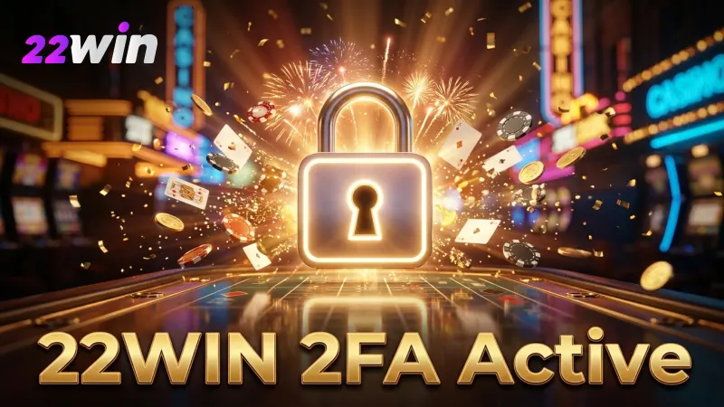 Two-factor authentication adds an essential layer of security to your 22WIN Login.