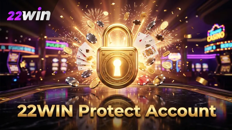 Keep your 22WIN account safe with strong, unique passwords and two-factor authentication.