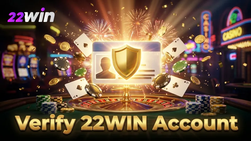 Verify your identity (KYC) promptly to avoid any delays in your 22WIN cash-out.