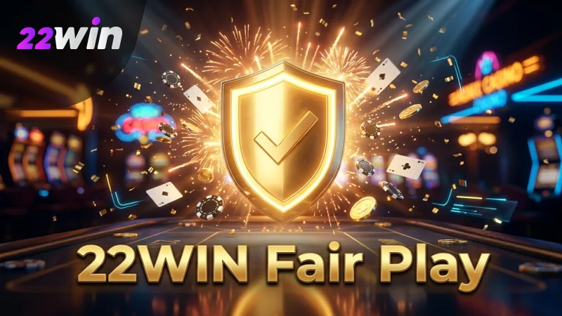 22WIN's commitment to fair play means transparent rules and secure transactions.