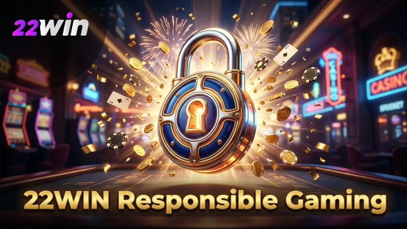 Responsible gaming is central to 22WIN's values, offering support and player tools.