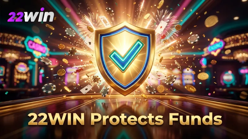 22WIN's strong AML Policy protects your legitimate gaming activities.