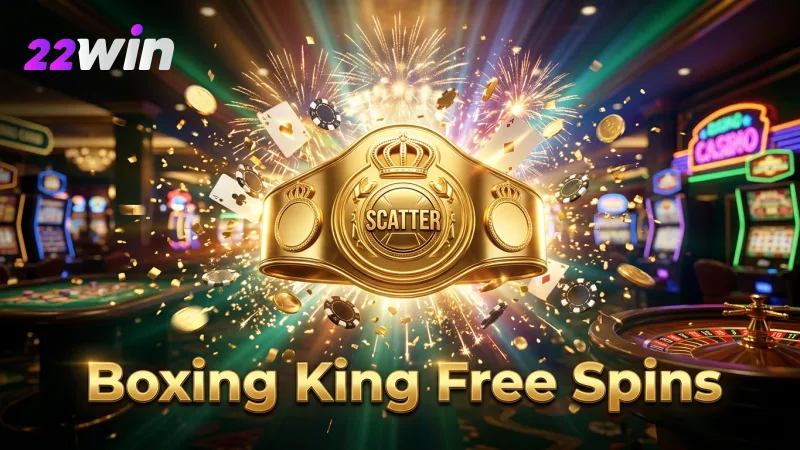 Scatter symbols are the key to unlocking the exciting Boxing King free spin feature.