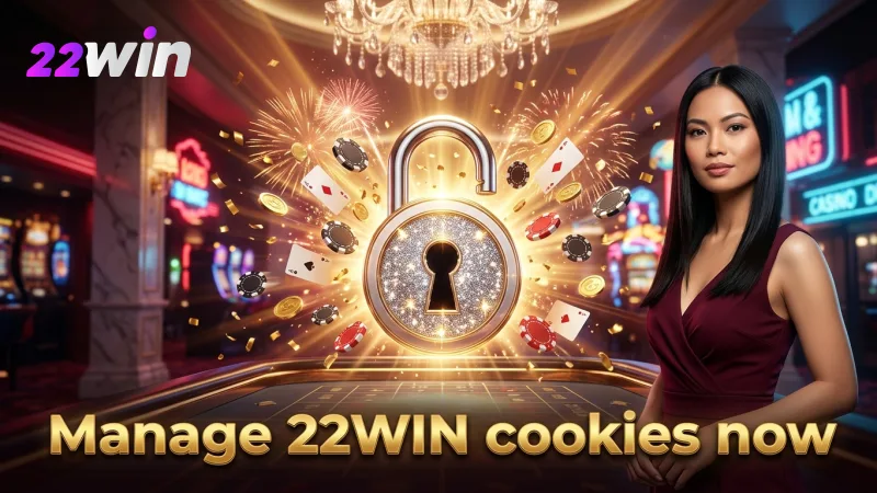 Easily manage your 22WIN cookie settings through your browser for personalized control.