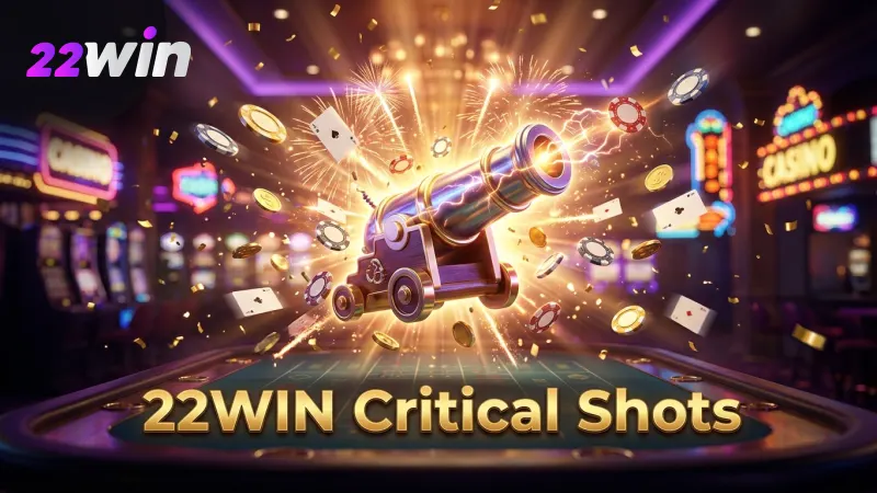 Efficient shot timing and crit multipliers are key to beating boss fish with 22WIN.