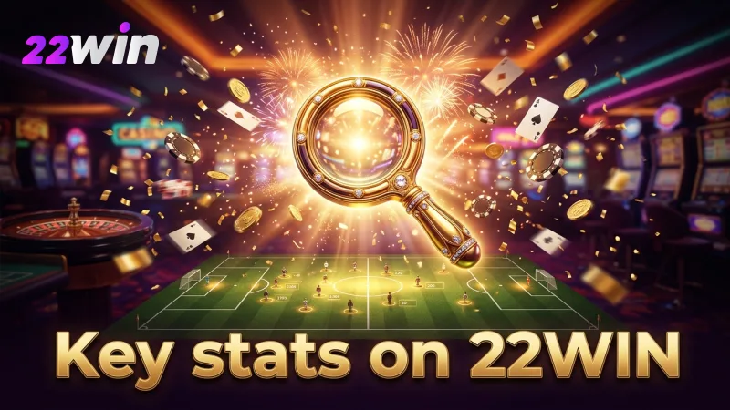 Utilize 22WIN's data visualisations to identify key statistical trends.