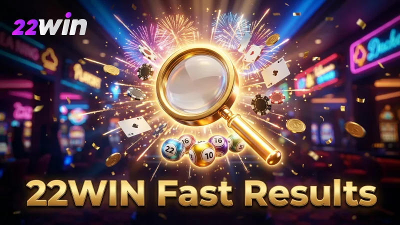Checking 22WIN's official Mega Lotto 6/45 results after each draw is quick.