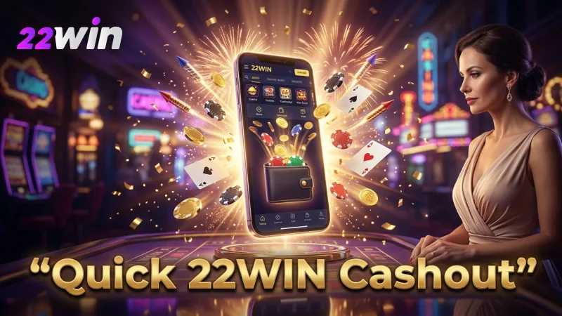 Speedy cash-out from 22WIN delivers your winnings instantly to your e-wallet.