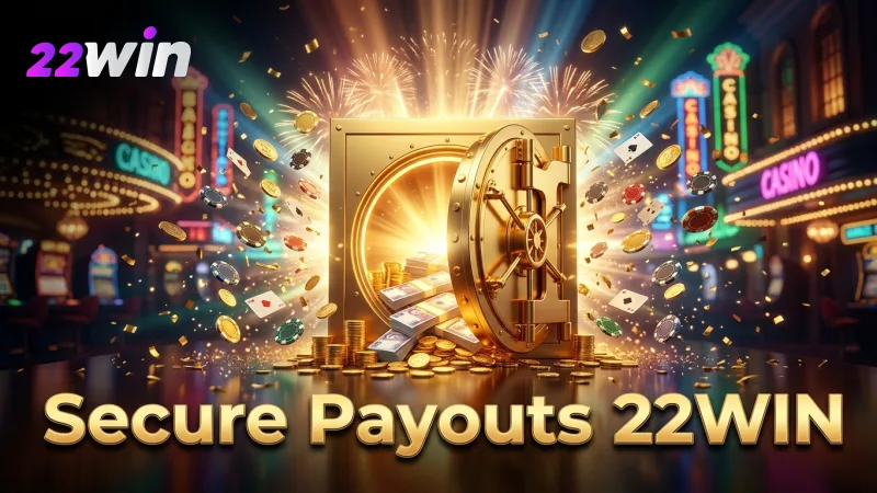 Player funds are protected with secure encryption protocols on 22WIN.