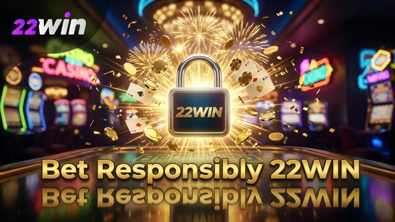 Practice responsible betting on 22WIN, setting limits for safer play.