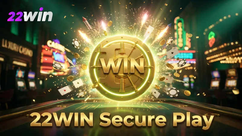 The 22WIN platform ensures fair play and secure transactions.