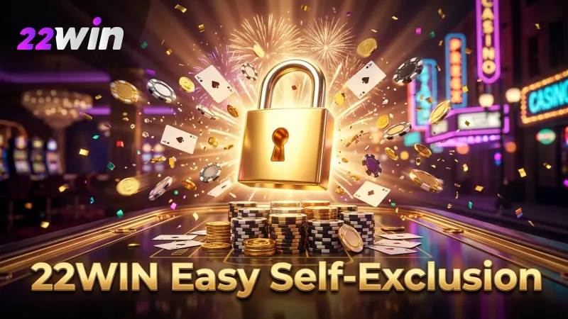Utilize 22WIN self-exclusion tools for a convenient break from gaming.