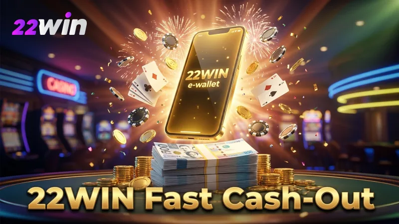 Efficiently manage your 22WIN funds: fast cash-ins get you into the game, fast cash-outs secure your winnings.