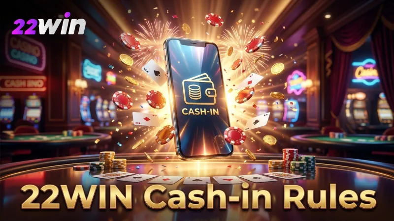 Carefully review 22WIN's cash-in and cash-out limits for your preferred e-wallets like GCash.