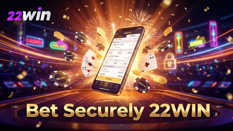 Securely placing bets on 22WIN via your mobile ensures peace of mind and swift cash-outs.